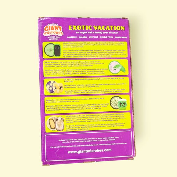 Exotic Vacation microbes plush set - Picture 4 of 4